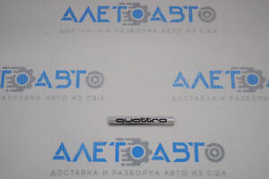 Эмблема значок задний 'quattro' Audi Q5 8R 09-12