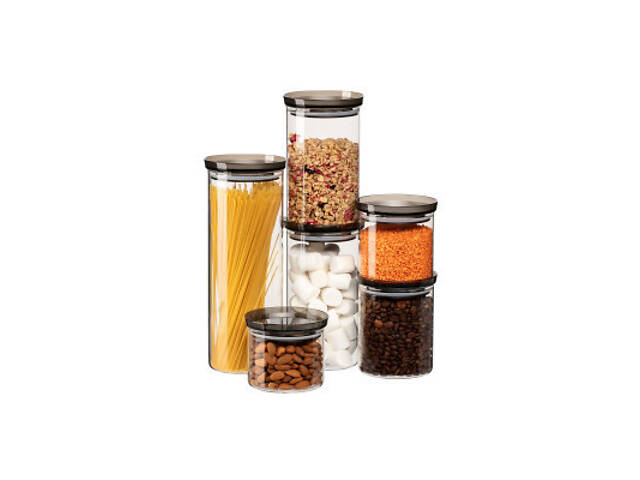 Ємність для сипучих продуктів Ardesto Fresh скло, пластик 500 мл (AR1305SF) - Фото 8