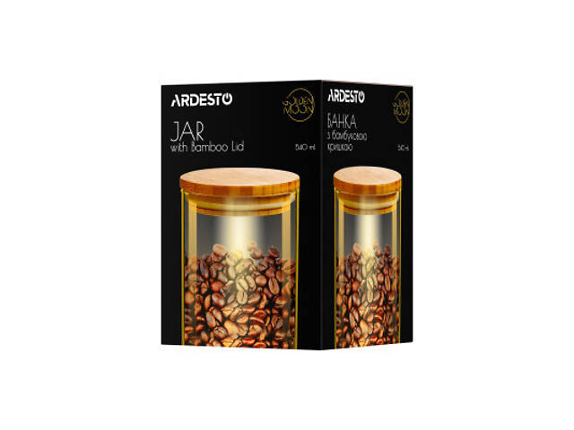 Ємність для сипучих продуктів Ardesto Golden Moon 540 мл (AR1354BLRG) - Фото 5