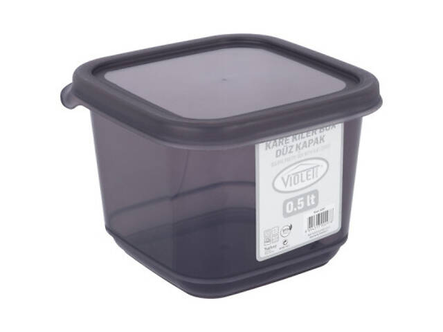 Ємність для сипучих продуктів Violet House Transparent Black 0.5 л (0297 Transparent Black) - Фото 1