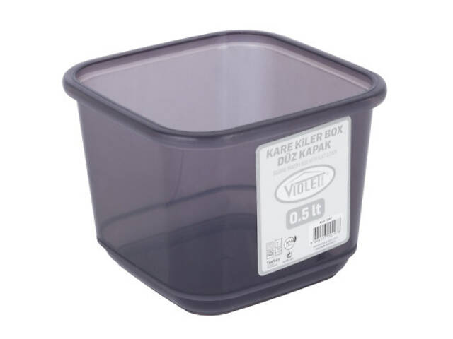 Ємність для сипучих продуктів Violet House Transparent Black 0.5 л (0297 Transparent Black) - Фото 3