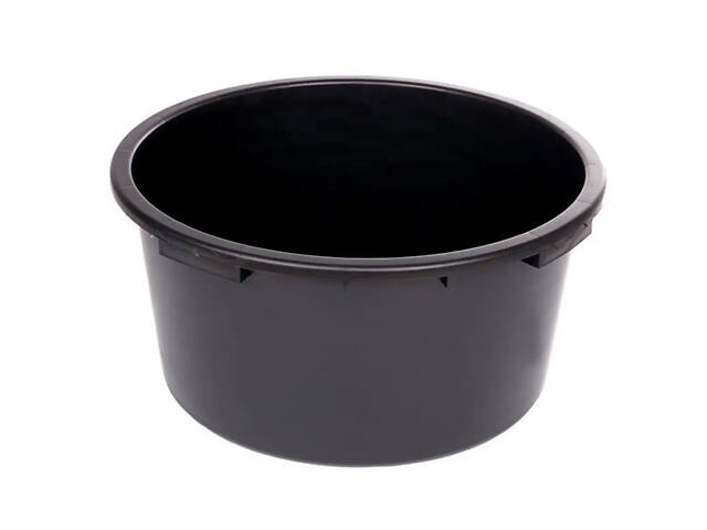 Емкость строительная круглая Haisser 90042 82922 90 л черная - Фото 1