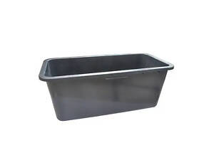 Емкость строительная прямоугольная Haisser 90045 82925 80 л черная