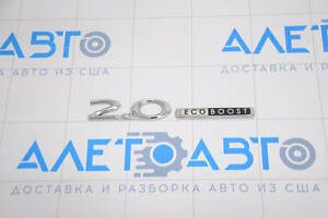 Эмблема надпись 2.0 ECOBOOST крышки багажника Lincoln MKZ 13-16