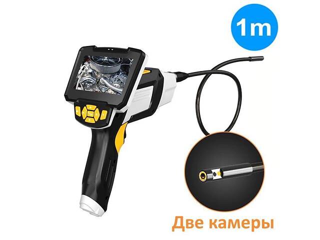Ендоскоп для авто технічний з 2-ма камерами Inskam 112-10 Dual, 8 мм, з 4.3' екраном, Full HD запис, кабель 1 метр - Фото 7