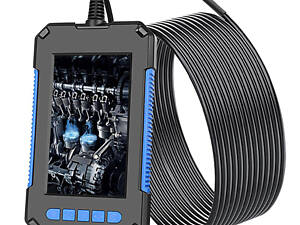 Эндоскоп профессиональный с ЖК 4.3” 5.5мм 1.8м MicroSD IP67 1 камера, P40