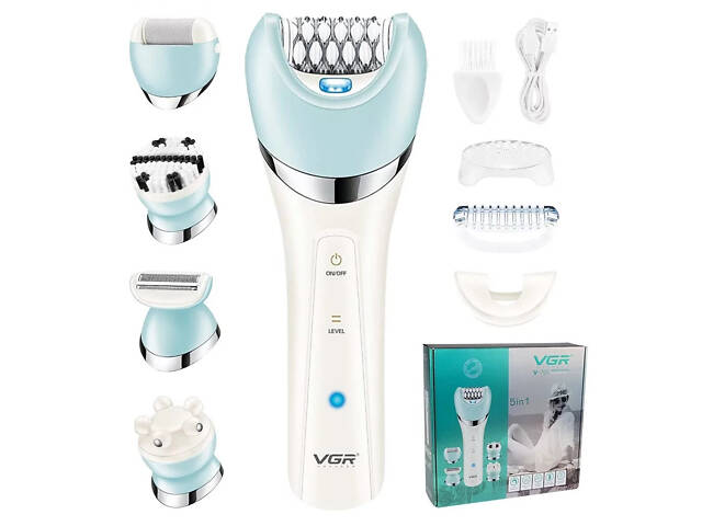 Эпилятор беспроводной VGR V-703 USB 5в1 (2328375240) - Фото 1