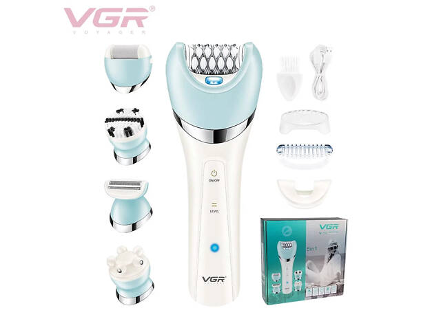 Эпилятор беспроводной VGR V-703 USB 5в1 (2328375240) - Фото 2