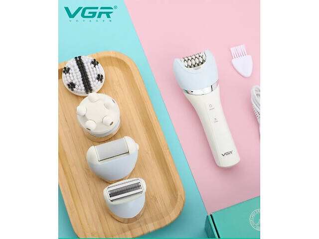 Эпилятор беспроводной VGR V-703 USB 5в1 (2328375240) - Фото 6