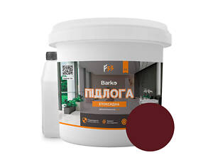 Епоксидна наливна підлога Barko 10 кг Вишневий (Barko/10ch)