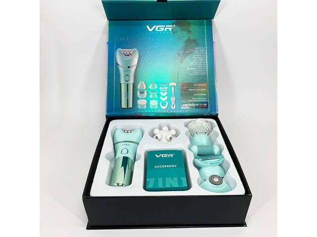 Епілятор VGR V-756 GREEN 7 в 1 - Фото 2