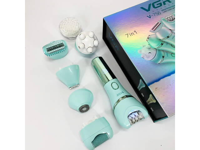 Епілятор VGR V-756 GREEN 7 в 1 - Фото 5