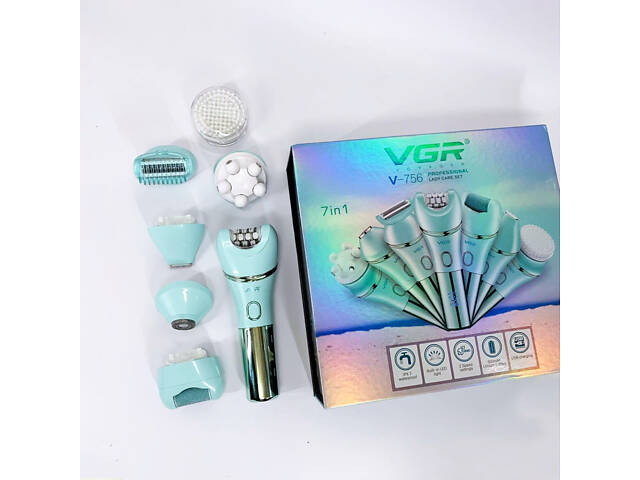 Епілятор VGR V-756 GREEN 7 в 1 - Фото 10