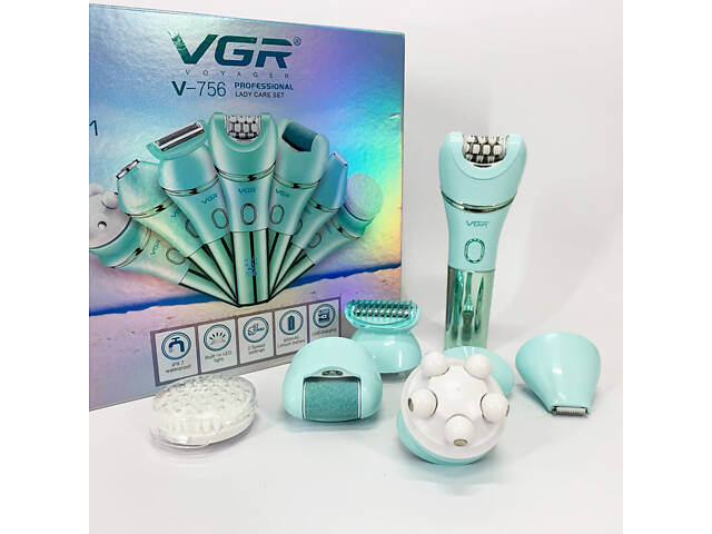 Епілятор VGR V-756 GREEN 7 в 1 - Фото 14