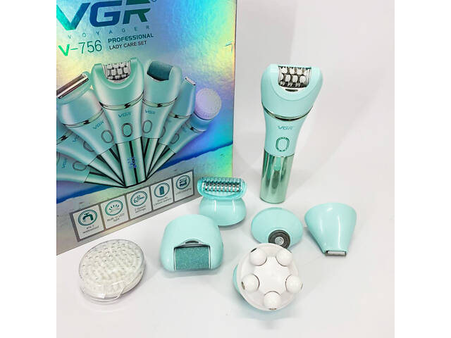 Епілятор VGR V-756 GREEN 7 в 1 - Фото 15