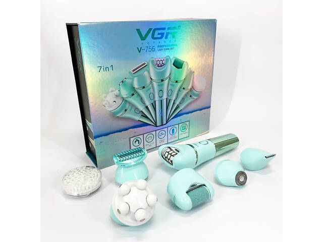 Епілятор VGR V-756 GREEN 7 в 1 - Фото 20