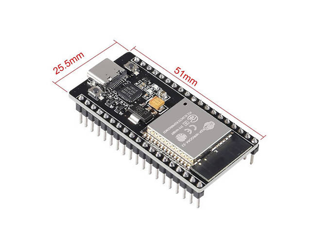 ESP32 38pin DevKit Wi-Fi Bluetooth ESP32-WROOM-32, плата розробника - Фото 5
