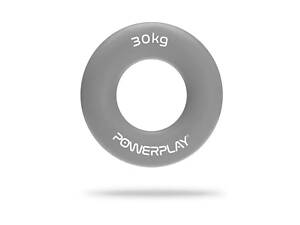 Эспандер кистевой силиконовый PowerPlay PP-4324 Hand Grip Ring X-Hard 30 кг (Серый)