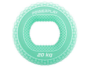 Эспандер кистевой силиконовый PowerPlay PP-4333 Hand Grip Medium 20 кг. Зеленый
