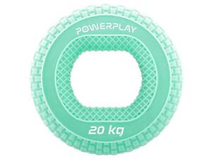 Эспандер кистевой силиконовый PowerPlay PP-4333 Hand Grip Medium 20 кг (Зеленый)