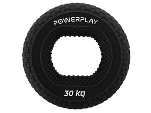 Эспандер кистевой силиконовый PowerPlay PP-4333 Hand Grip Hard 30 кг (Черный)