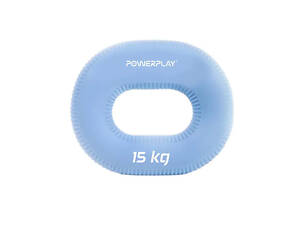 Эспандер кистевой силиконовый PowerPlay PP-4336 Hand Grip Light 15 кг (Голубой)