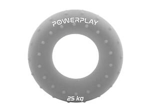 Эспандер кистевой силиконовый PowerPlay PP-4338 Hand Grip Large 25 кг (Серый)
