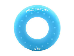 Эспандер кистевой силиконовый PowerPlay PP-4338 Hand Grip Light 15 кг (Голубой)