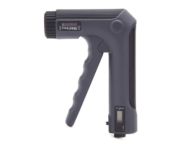 Еспандер кистьовий Cornix 5-60 кг з регульованим навантаженням та електронним лічильником XR-0280 Black - Фото 1