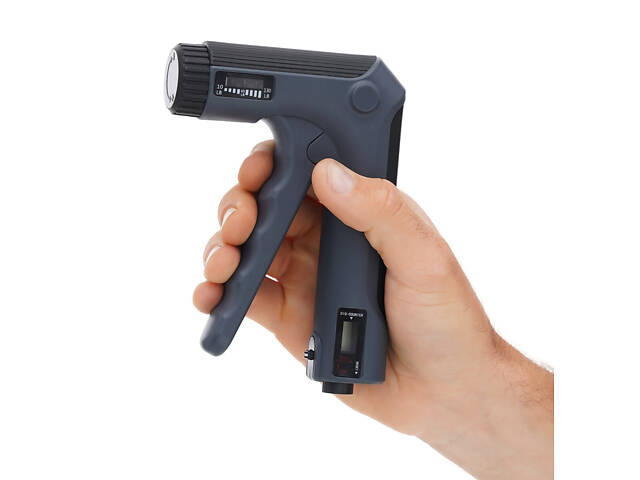 Еспандер кистьовий Cornix 5-60 кг з регульованим навантаженням та електронним лічильником XR-0280 Black - Фото 6