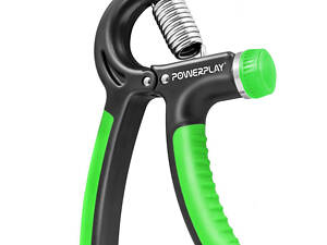 Еспандер кистьовий PowerPlay PP-4323 з регульованим навантаженням 10-40 кг. Strength Grip Чорно-зелений