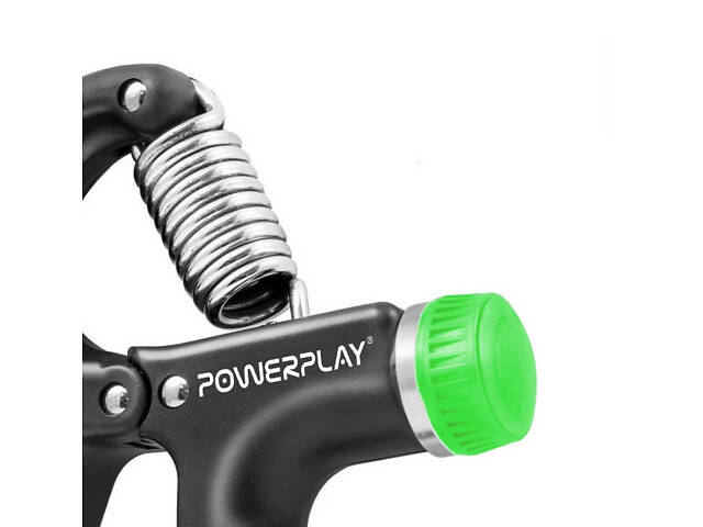Еспандер кистьовий PowerPlay PP-4323 з регульованим навантаженням 10-40 кг. Strength Grip Чорно-зелений - Фото 4
