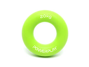 Еспандер кистьовий силіконовий PowerPlay PP-4324 Hand Grip Ring Medium 20 кг. Зелений