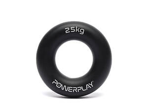 Еспандер кистьовий силіконовий PowerPlay PP-4324 Hand Grip Ring Hard 25 кг. Чорний