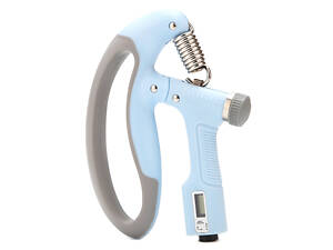 Еспандер кистьовий Cornix 10-100 кг з регульованим навантаженням та лічильником XR-0271 Sky Blue/Grey