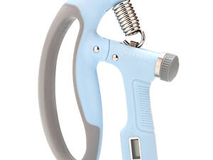 Эспандер кистевой Cornix 10-100 кг с регулируемой нагрузкой и счетчиком XR-0271 Sky Blue/Grey