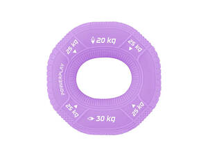 Эспандер кистевой силиконовый PowerPlay PP-4331 Hand Grip Medium 20-25-30 кг. Фиолетовый