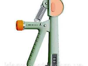 Кистевой эспандер с счетчиком PowerPlay PP-4401 с регулируемой нагрузкой 10-60 кг. Зеленый.