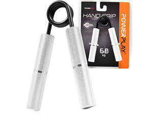 Еспандер-ножиці алюмінієвий PowerPlay 4322 (68 кг) Hand Grip Срібний