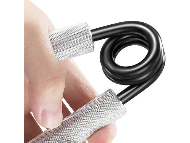 Еспандер-ножиці алюмінієвий PowerPlay 4322 (68 кг) Hand Grip Срібний - Фото 5