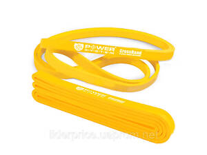 Еспандер-петля (гумка для фітнесу і кроссфіту) Power System PS-4051 CrossFit Level 1 Yellow (опір 4-25 кг), Оригінал!