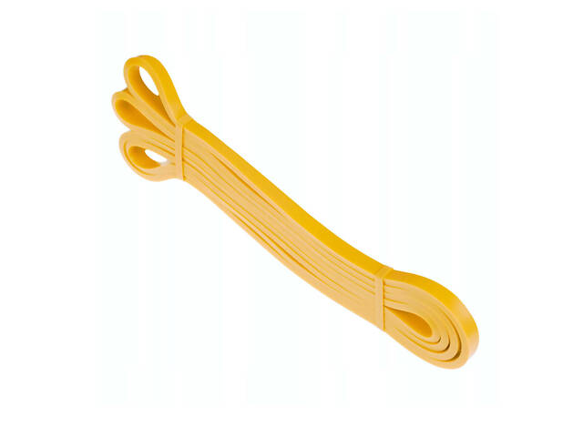 Еспандер-петля (гумка для фітнесу і кроссфіту) PowerPlay 4115 Power Band Light Жовта (5-14kg) - Фото 4