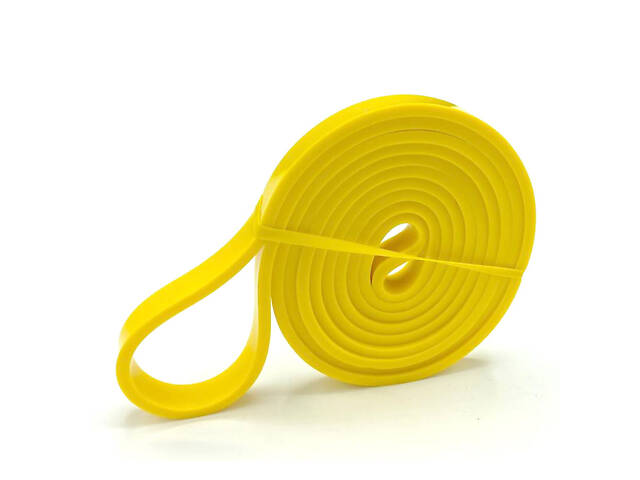 Еспандер-петля (гумка для фітнесу і кроссфіту) PowerPlay 4115 Power Band Light Жовта (5-14kg) - Фото 3