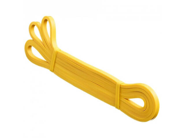 Еспандер-петля (гумка для фітнесу і кроссфіту) PowerPlay 4115 Power Band Light Жовта (5-14kg) - Фото 5