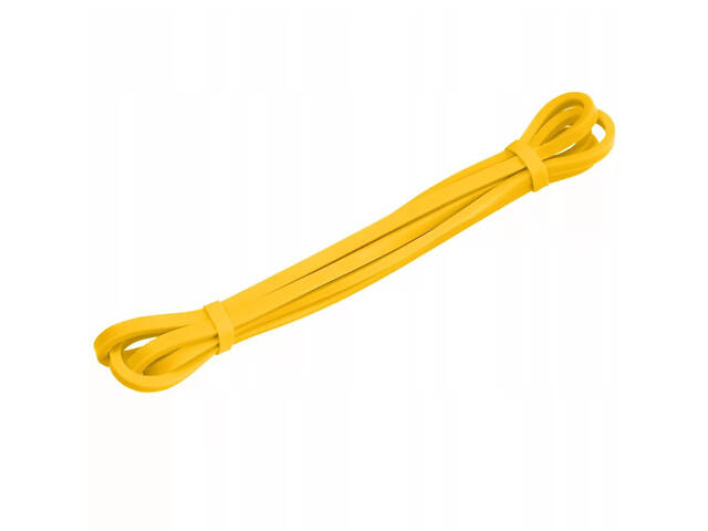 Еспандер-петля (гумка для фітнесу і кроссфіту) PowerPlay 4115 Power Band Light Жовта (5-14kg) - Фото 6