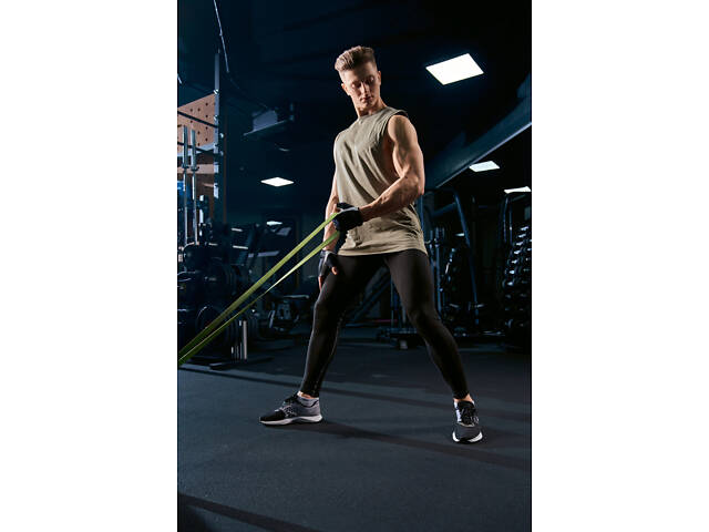 Еспандер-петля (гумка для фітнесу і кроссфіту) PowerPlay 4115 Power Band Зелена (16-32kg) - Фото 7