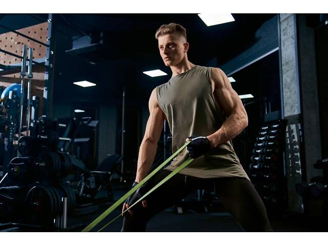 Еспандер-петля (гумка для фітнесу і кроссфіту) PowerPlay 4115 Power Band Зелена (16-32kg) - Фото 8