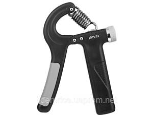 Еспандер регульований Gymtek 10-100кг з лічильником чорний, Оригінал!