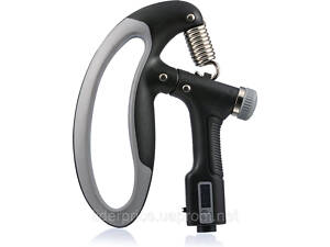 Регулируемый эспандер Gymtek 10-100кг со счетчиком серо-черный, Оригинал!