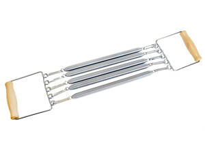 Эспандер SP712 5 пружин, металл, грудной/плечевой, ручки дерево